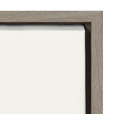 Sylvie Tropical Beach Scene Framed Canvas by The Creative Bunch Studio