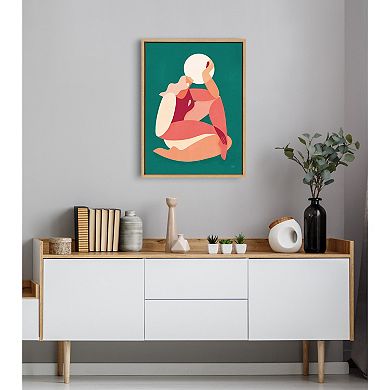 Sylvie How The Sun Loves The Moon Framed Canvas by Maggie Stephenson
