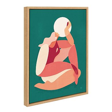 Sylvie How The Sun Loves The Moon Framed Canvas by Maggie Stephenson