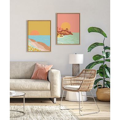 Sylvie Tulum Ruins Framed Canvas by Kasey Free