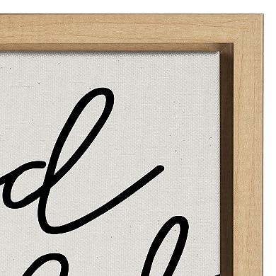 Sylvie Good Night Sleep Tight Framed Canvas by Maggie Price
