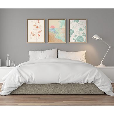 Sylvie Hilo Framed Canvas by Kasey Free