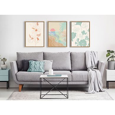 Sylvie Hilo Framed Canvas by Kasey Free