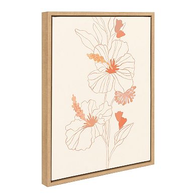 Sylvie Hilo Framed Canvas by Kasey Free