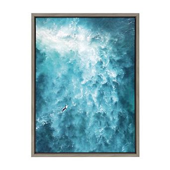 Sylvie La Jolla 7 Framed Canvas by Rachel Bolgov