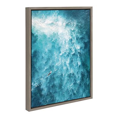 Sylvie La Jolla 7 Framed Canvas by Rachel Bolgov