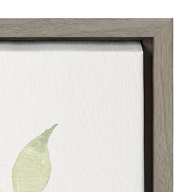 Sylvie Orange Citrus Framed Canvas by Patricia Shaw