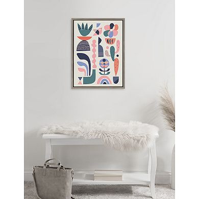 Sylvie Succulent Garden Framed Canvas by Rachel Lee