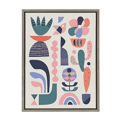 Sylvie Succulent Garden Framed Canvas by Rachel Lee