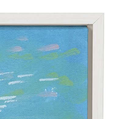Sylvie Summer Sip Framed Canvas by Rachel Christopoulos