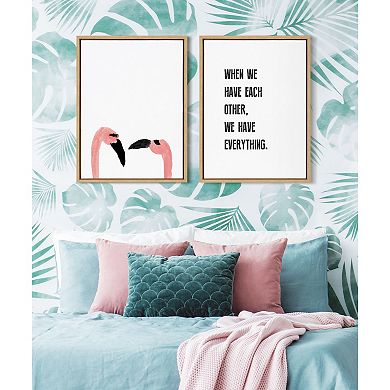 Sylvie When We have Each Other Framed Canvas by Maggie Price of Hunt and Gather Goods