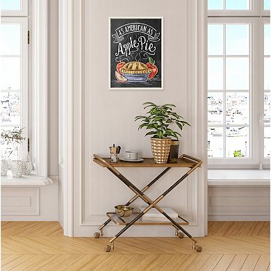 Sylvie American Apple Pie Framed Canvas by Valerie McKeehan of Lily and Val