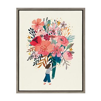 Sylvie Hope Framed Canvas by Mia Charro