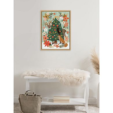 Sylvie MC 0808 Pine 2 Framed Canvas by Mia Charro