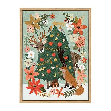 Sylvie MC 0808 Pine 2 Framed Canvas by Mia Charro