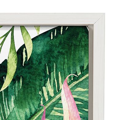 Sylvie Find Flamingo Framed Canvas by Maja Mitrovic of Makes My Day Happy