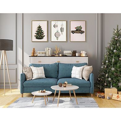 Sylvie Grandmas Tree Green Framed Canvas by Valerie McKeehan of Lily and Val