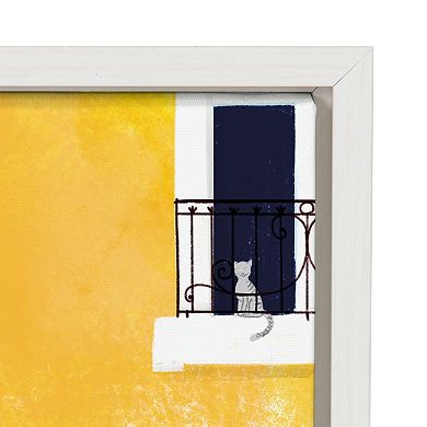 Sylvie Lisbon Framed Canvas by Maja Tomljanovic