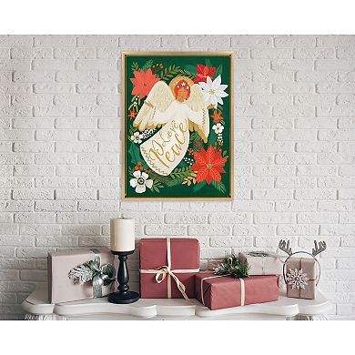 Sylvie MC 0809 Angel Framed Canvas by Mia Charro