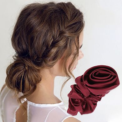 Solid Color Rose Scrunchies 1 Pc