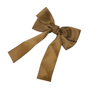 Solid Bow Ribbon Duckbill Hair Clips Hairdo Clip 1 pc