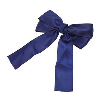 Solid Bow Ribbon Duckbill Hair Clips Hairdo Clip 1 pc