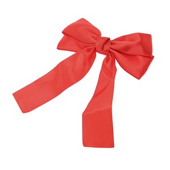 Solid Bow Ribbon Duckbill Hair Clips Hairdo Clip 1 pc