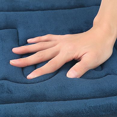 2Pcs Memory Foam Bathroom Rugs, Bath Mat Water Absorbent Bath Carpet Rug 16" x 24"+20" x 32"