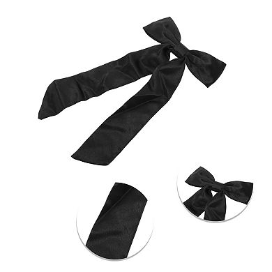 Satin Bow Ribbon Duckbill Hair Clips Hairdo Clip 1 Pc