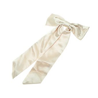 Satin Bow Ribbon Duckbill Hair Clips Hairdo Clip 1 pc