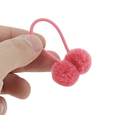 Children Pompon Hair Elastic Band 1 Pc