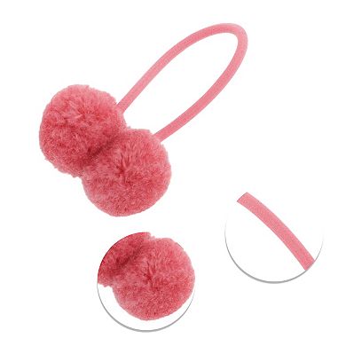 Children Pompon Hair Elastic Band 1 Pc