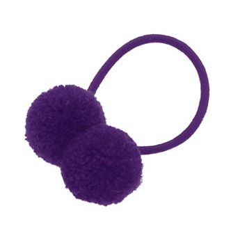Children Pompon Hair Elastic Band 1 pc