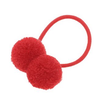 Children Pompon Hair Elastic Band 1 pc