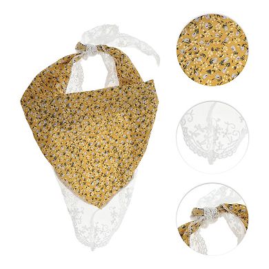 Lace Ditsy Floral Headwrap for Women 1 Pc