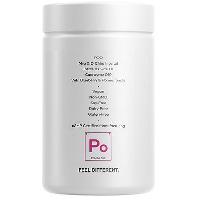 Codeage PQQ Ovarian Harmony, Myo + D-Chiro-Inositol, CoQ10, Folate, Pyrroloquinoline Quinone, 120 ct