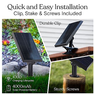 Brightech 104' Ambience Pro Solar 7w Outdoor Led Waterproof String Lights With Remote Control