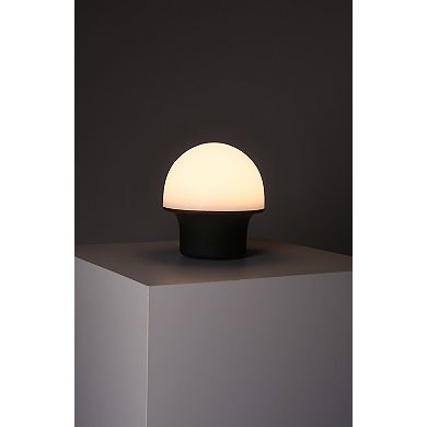 Portobello 6.6" Indoor/Outdoor USB-C Rechargeable Portable LED Table Lamp with 3-Way Dimmer