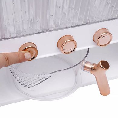 Kitchen Cereal Dry Food Storage Dispenser 6 Grid