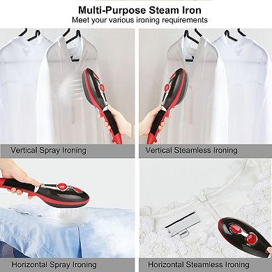 Handheld Ceramic Base Plate Steam Iron For Home