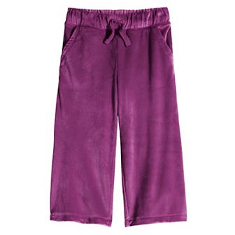 Baby & Toddler Girl Jumping Beans® Velour Wide Leg Pants