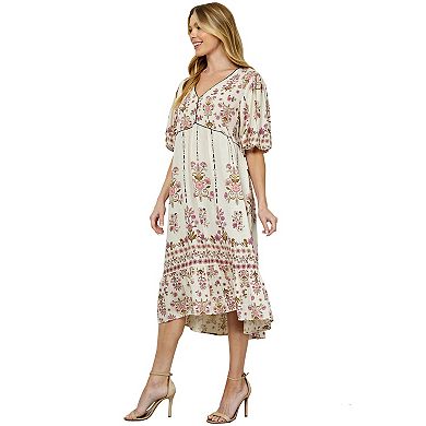 Women's Figueroa & Flower Printed Peasant Dress