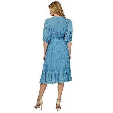 Women's Figueroa & Flower Embroidered Peasant Dress