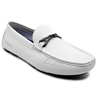 Akademiks Tabor-02 Mens Navy Blue Driving Loafers Bit Slip On Shoes Size 10 NEW Akademiks TABOR-02 Shoes Mens Size 9.5 Navy Driving Loafers  main image 4