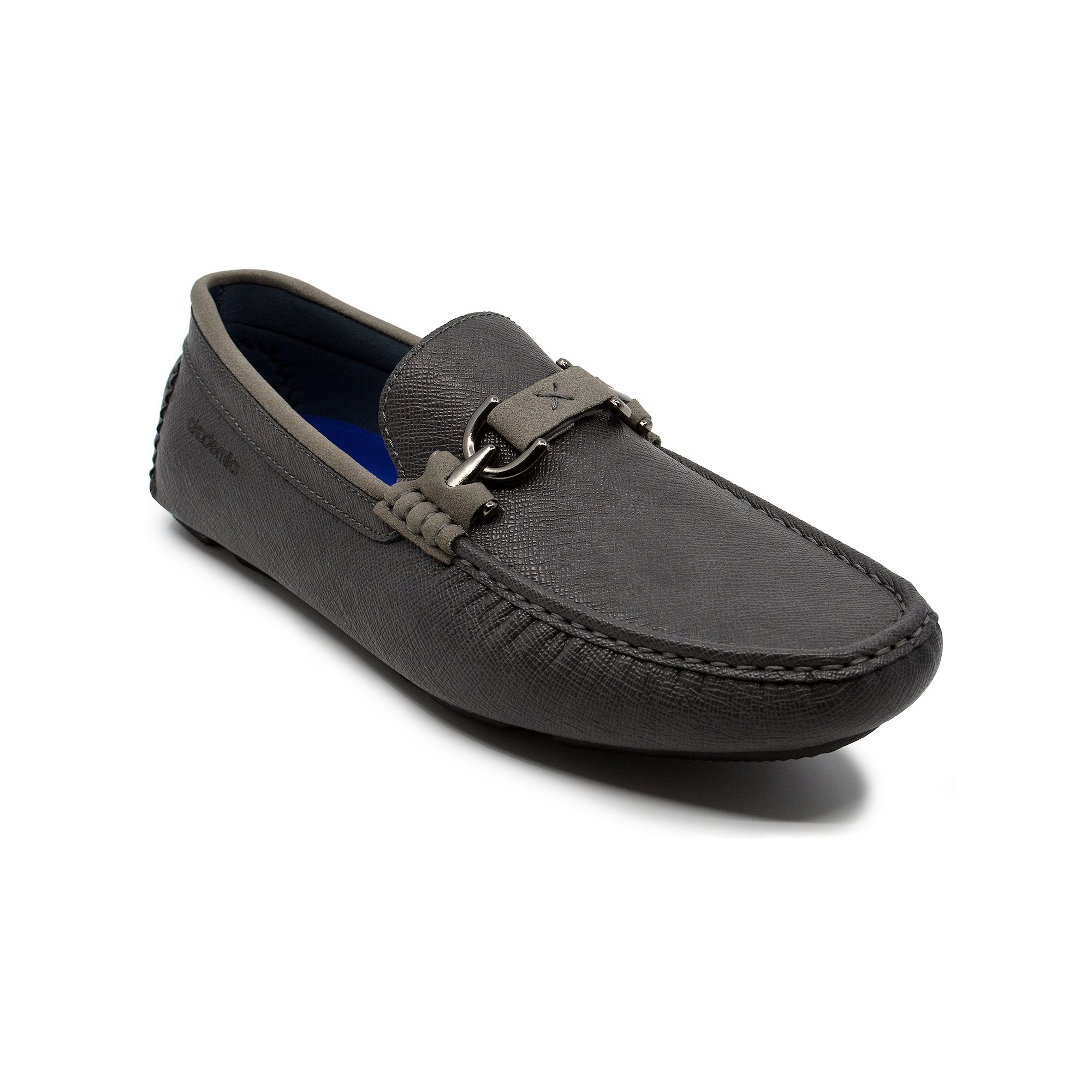 Akademiks Dover Mens Loafers, Size: 7, Gray