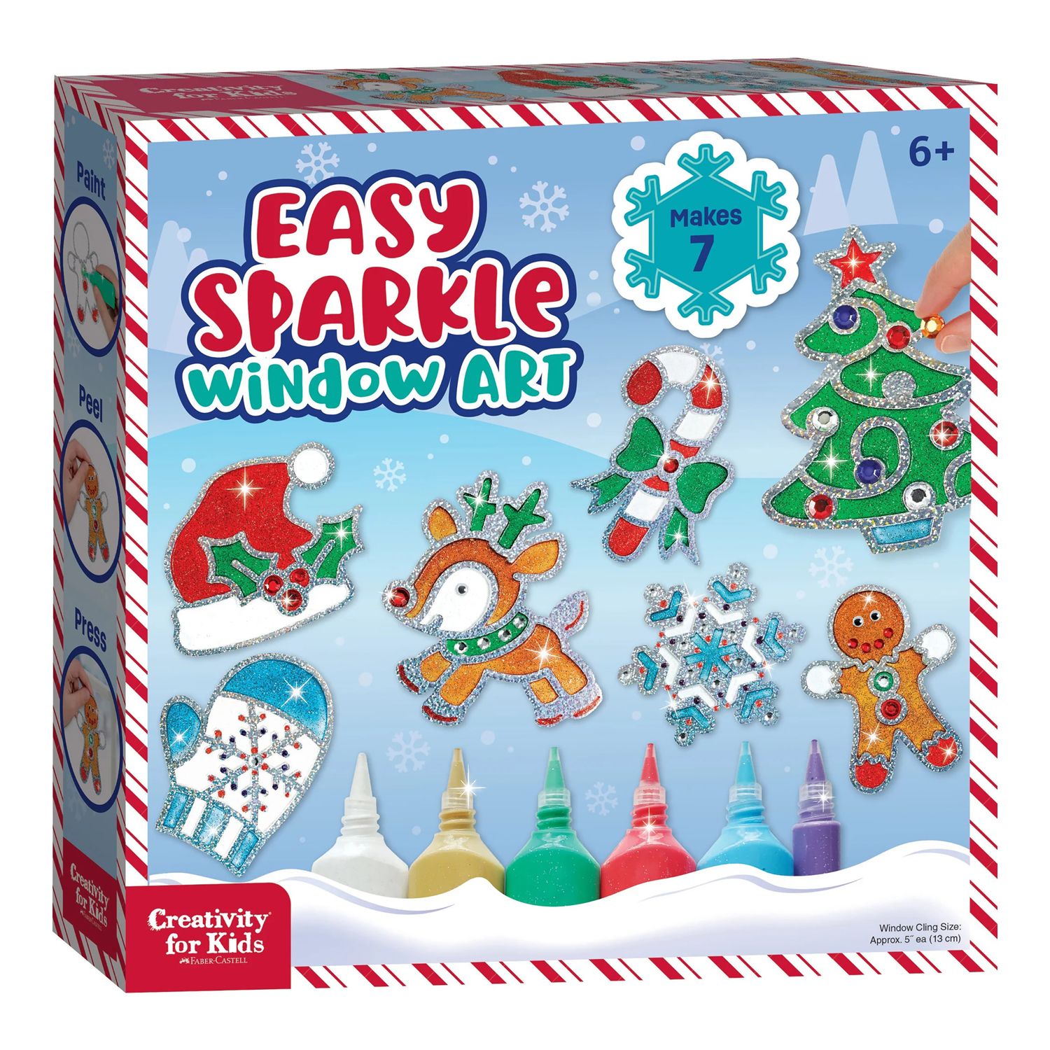 Детская игрушка Creativity for Kids Easy Sparkle Window Art