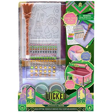 Mattel Wicked Foil Activity Trunk with Gems, Tape & Stickers