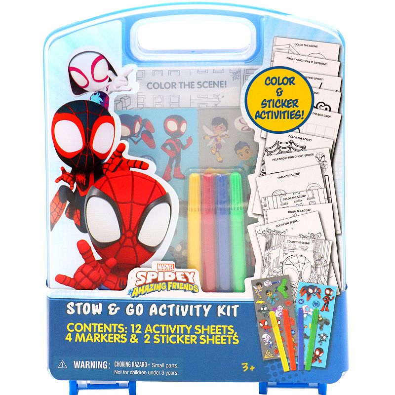 Disney’s Spidey Stow & Go Activity Kit, Multi