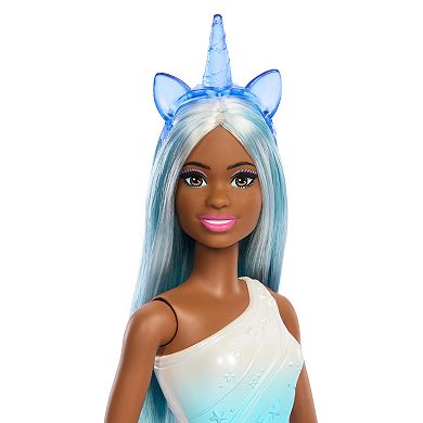 Barbie Unicorn Doll with Ombre Outfit and Unicorn Accessories