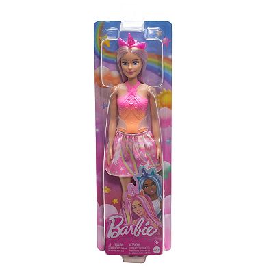 Barbie Unicorn Doll with Ombre Outfit and Unicorn Accessories
